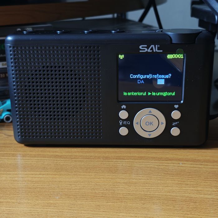 Internet radio global 3in1 portabil cu acumulator FM RDS /Bluetooth SAL INR 3000 (Ocean Digital WR-23F) și Radio portabil cu acumulator Retekess V-115
