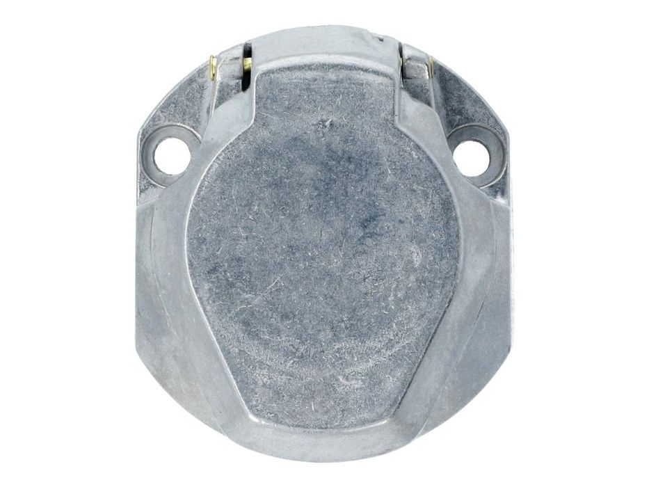Priza remorca auto Carpoint 12V 7 pini din metal, cu intrerupator ceata si clapeta cu arc, 1 buc blister