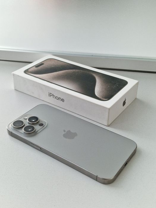 Iphone 15 Pro Mac Natural Titanium 256GB Sim kartalik. Xolati zo'r.
