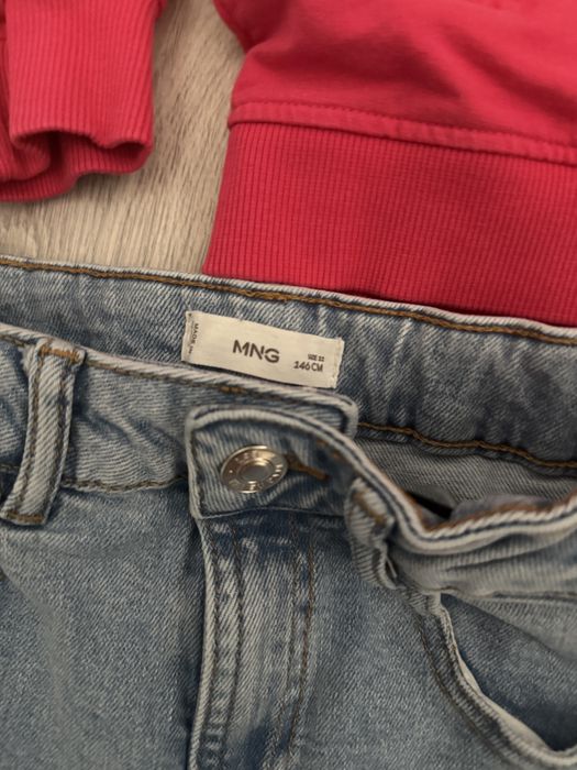 Широки дънки и горница 146 размер