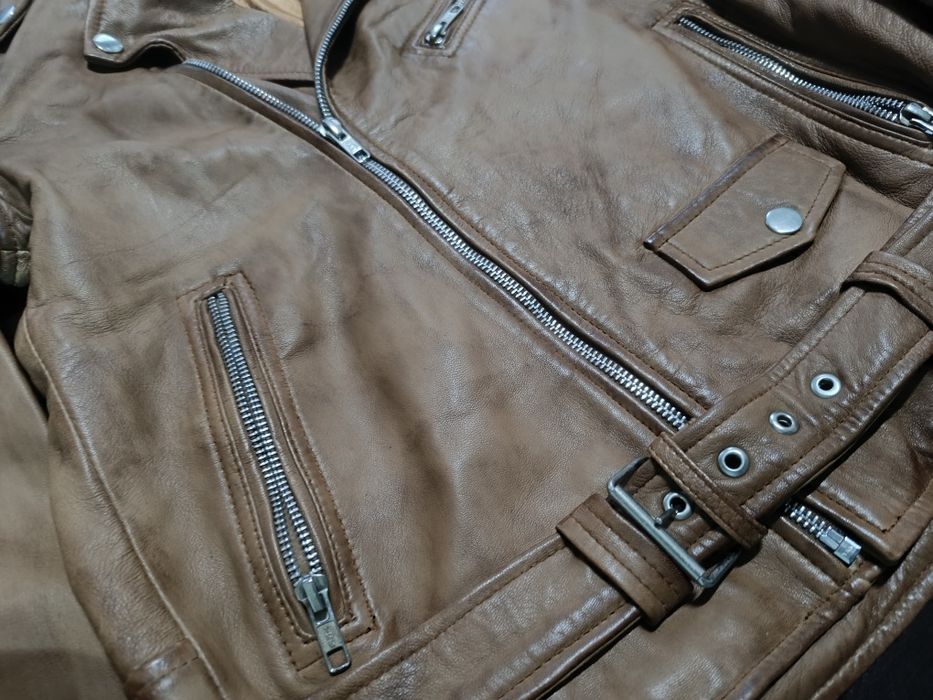 Мъжко кожено яке - агнешка кожа