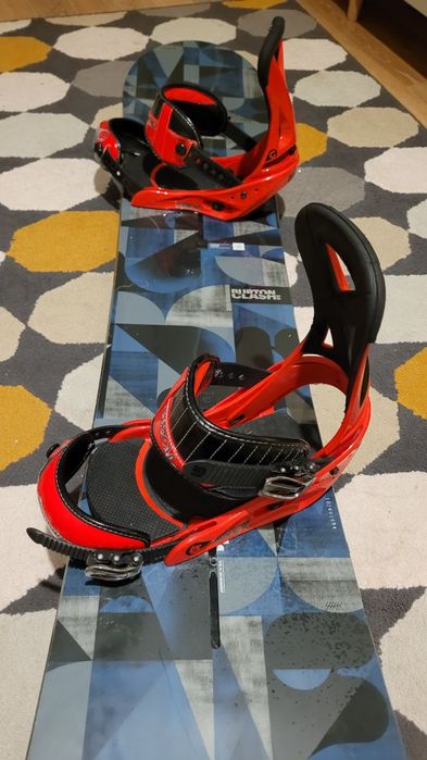 Placa snowboard Burton 158 cu legături Burton Custom