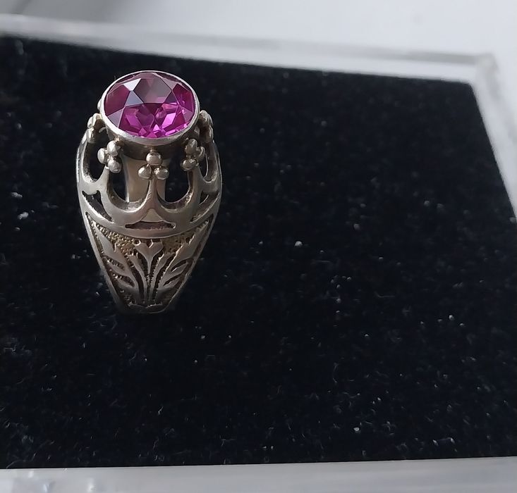 Кольцо серебро 875 проба ссср