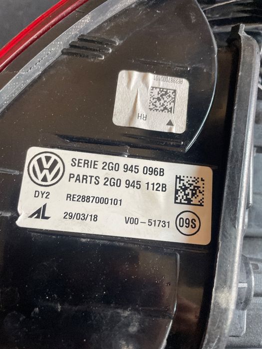 Lampa Spate / Stop Dreapta Spate Volkswagen Polo Aw1 2017 - >