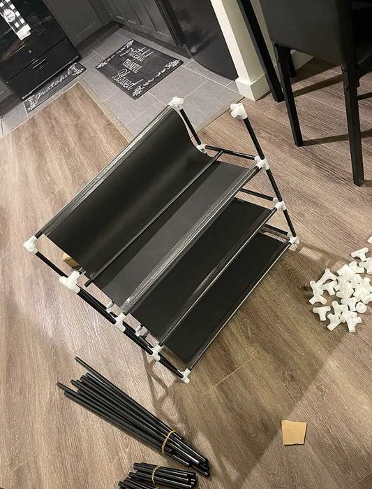 Нов фабричен шкаф за обувки, стелаж за обувки 9 рафта