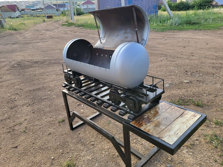 Мангал авторски жд цистерна