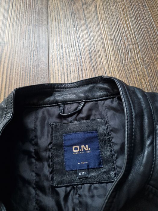 Страхотно мъжко кожено яке O.N.  , естествена кожа,  размер 2XL