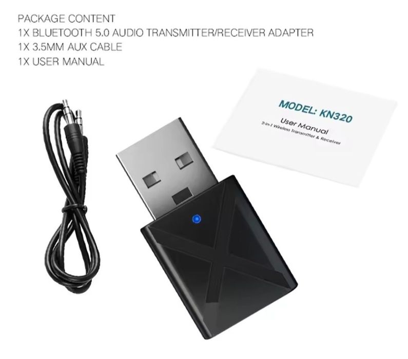 Receptor Audio Bluetooth Sunet prin auxiliar , alimentare pe USB