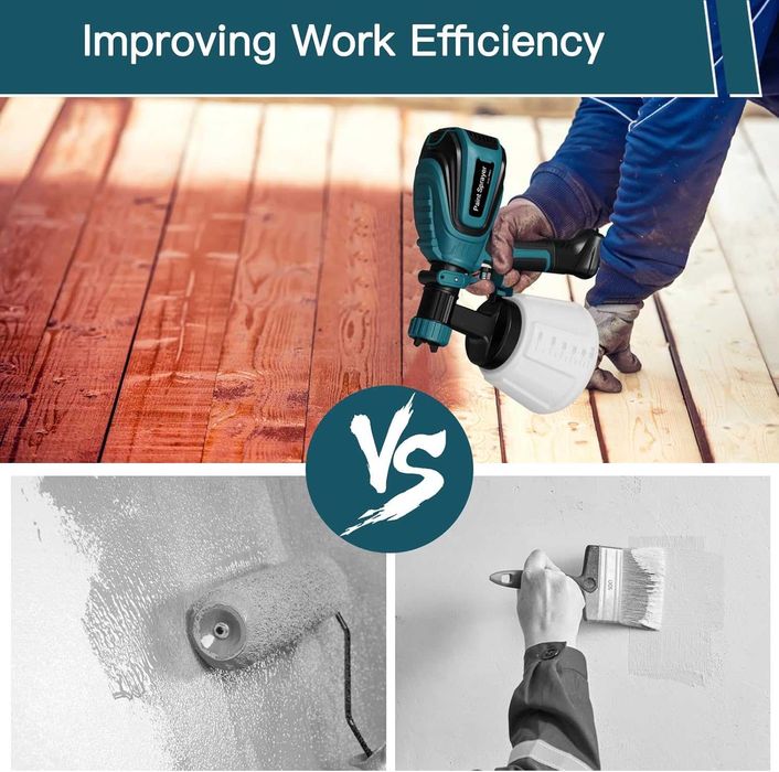 Pistol electric vopsit, 4 Duze, 700W si 1200ML, REDUS de la 350RON