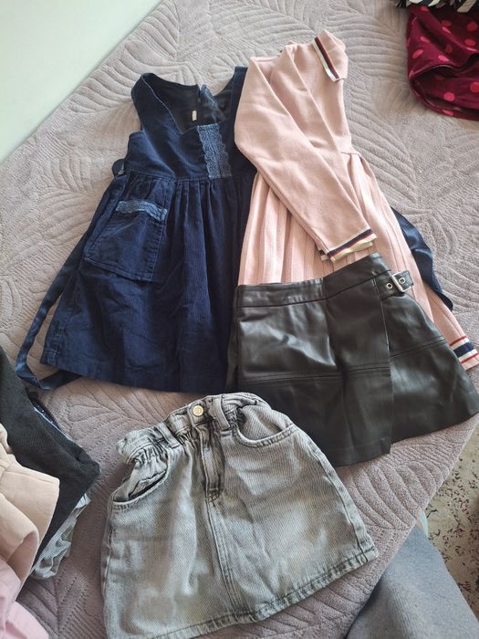 Одежда для девочек 7-8 лет, платье, куртка, костюм