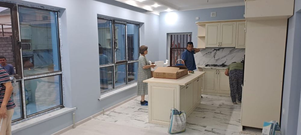 Строительная бригада/узбеки/