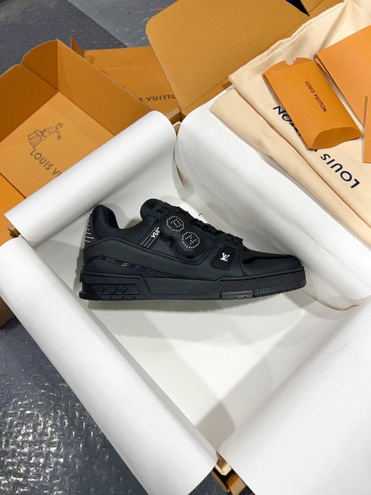 Negru Noul LV Bărbaţi Femei Pantofi