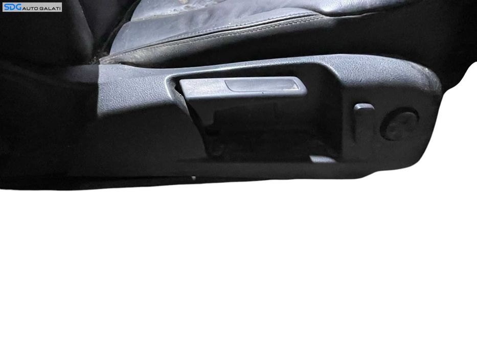 Interior Complet Scaun Scaune Stanga Dreapta Fata Sofer Pasager Piele Neagra cu Rabatare Bancheta Spate cu Sezut Spatar Volkswagen Passat B6 Sedan Berlina Limuzina 2005 - 2010 [LR0352]
