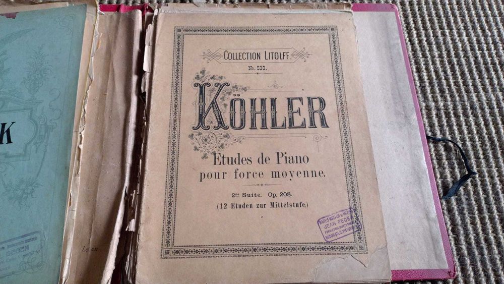 Set partituri muzicale vechi