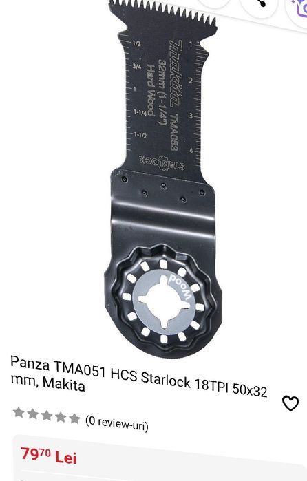 Lame segmentată MAKITA B-64799 B 65056 B 64858 BIM Butuc