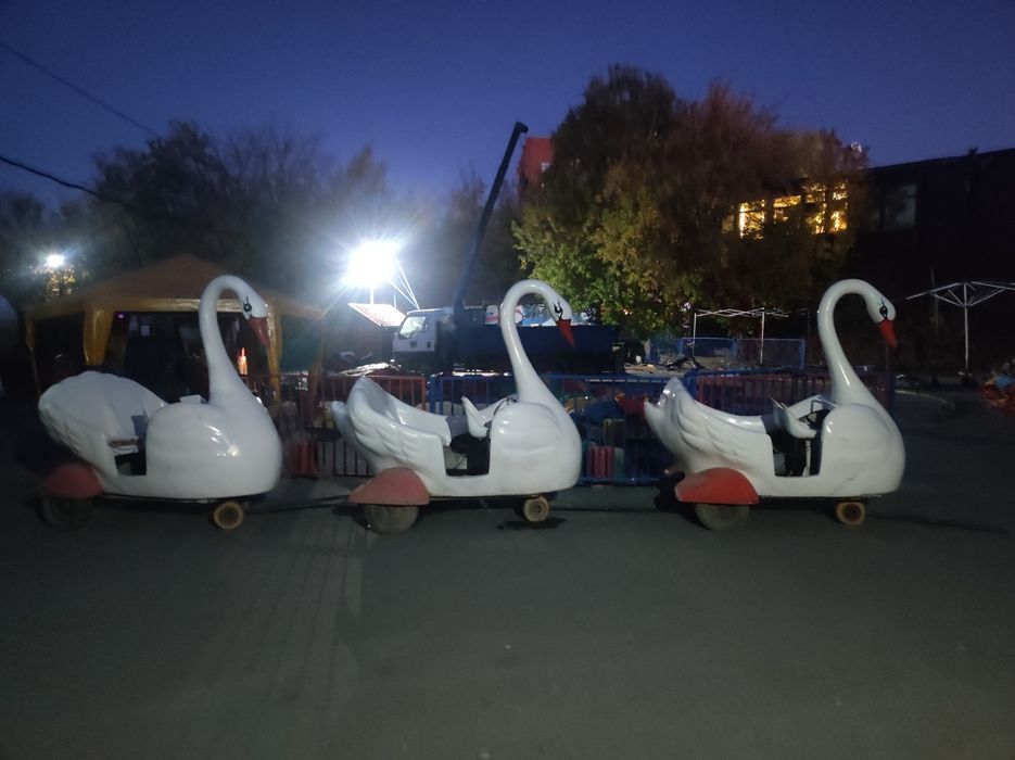 Три белых лебедя