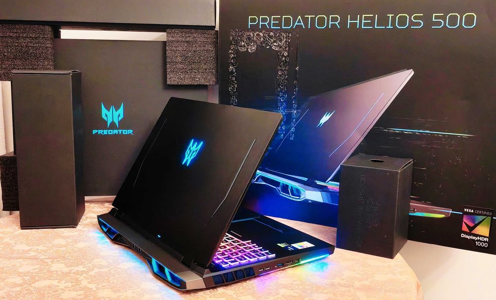 17.3 4K UHD Mini LED 1000nits/NVidia RTX 3080 16GB 175W/Intel Core i9-11980HK/16GB RAM/512GB SSD NVMe/Acer Predator Helios 500 геймърски лаптоп gaming