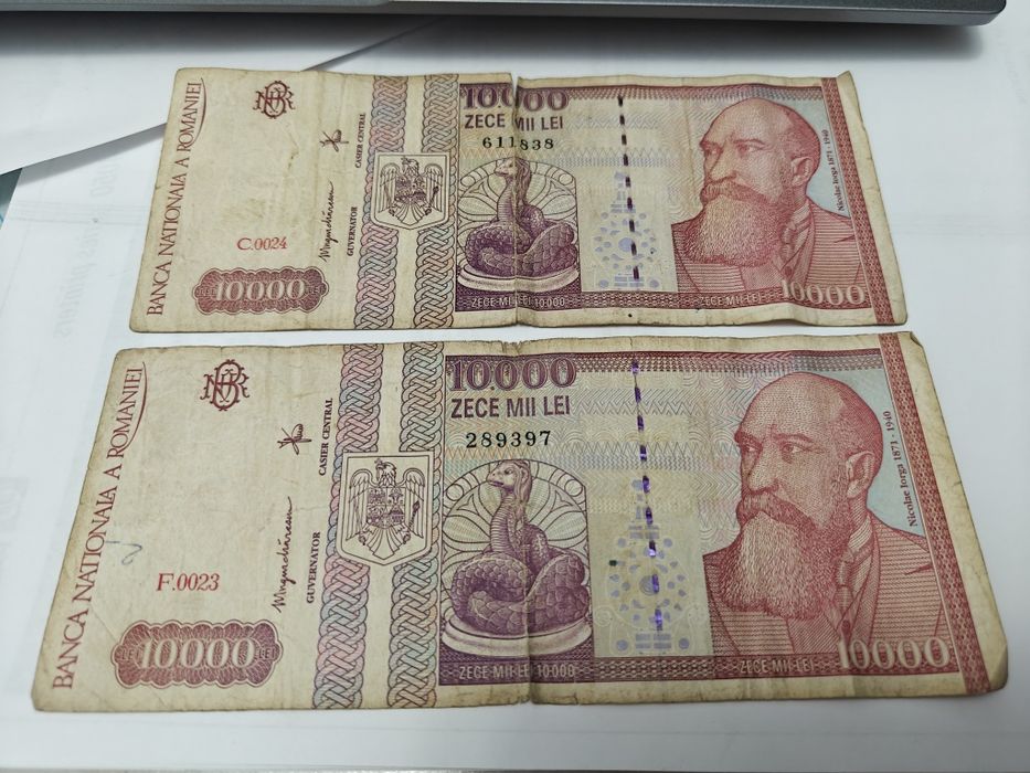 Bancnota / e 10000 lei 1994