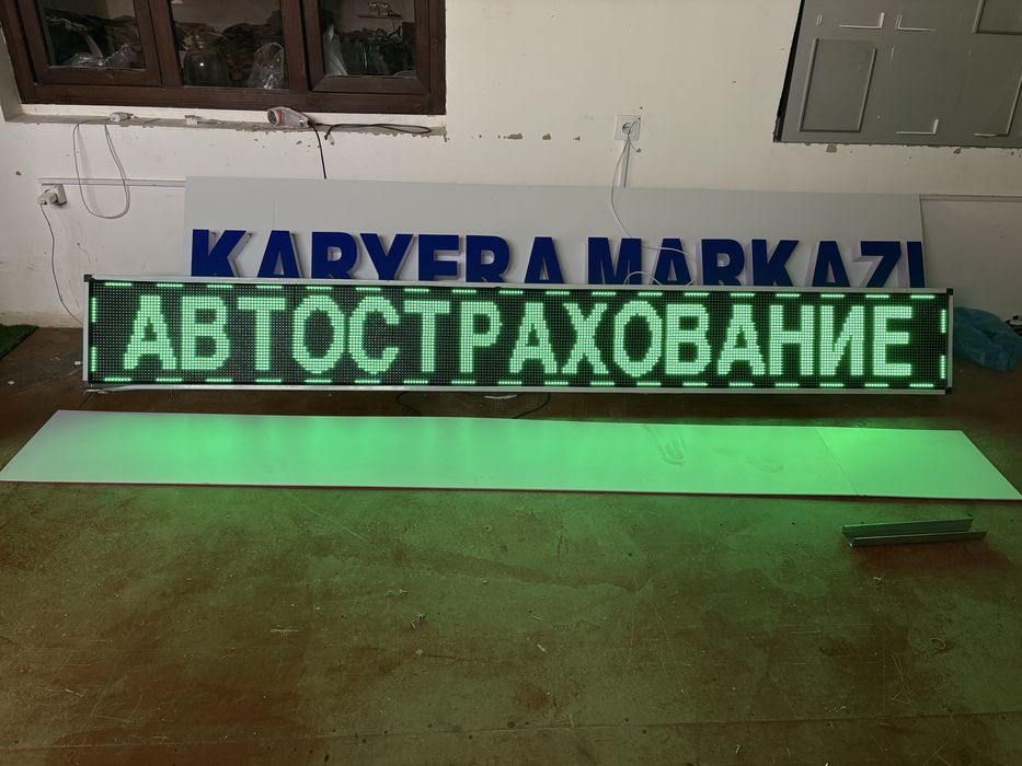 LED ekran Elektron tablo Bo'rtma harflar