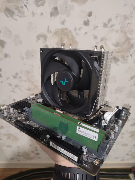 Комплект мать+озу+проц+башня