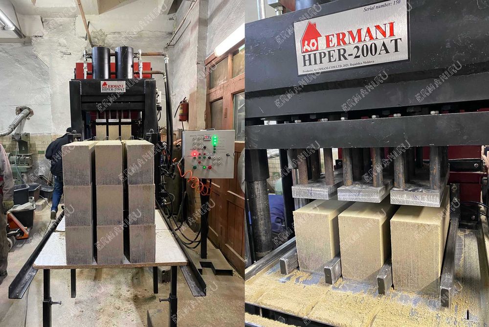 Хипер преса за производство на тухли, блокове - ERMANI hiper-200AT