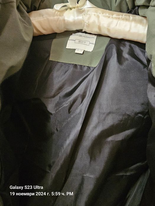 Детско ЗИМНО Яке със Сваляща се Качулка / Made in Italy *НОВО*