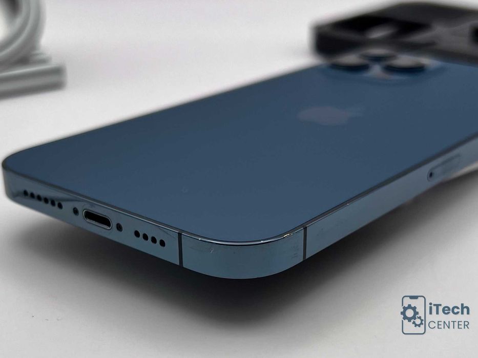 iPhone 12 Pro MAX, 128GB, Blue, 100% батерия, КАТО НОВ, ГАРАНЦИЯ!