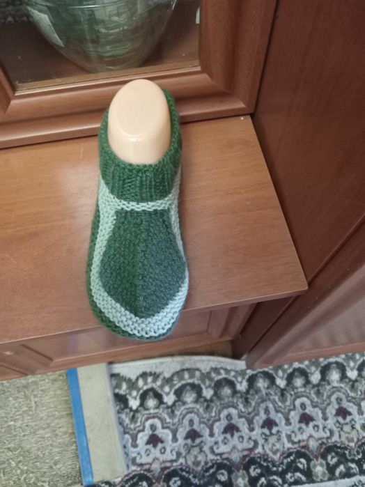 вязаные следки носки