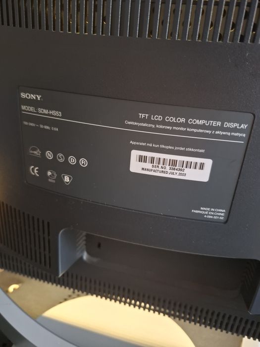 Unitate PC + Monitor Sony 15 inch