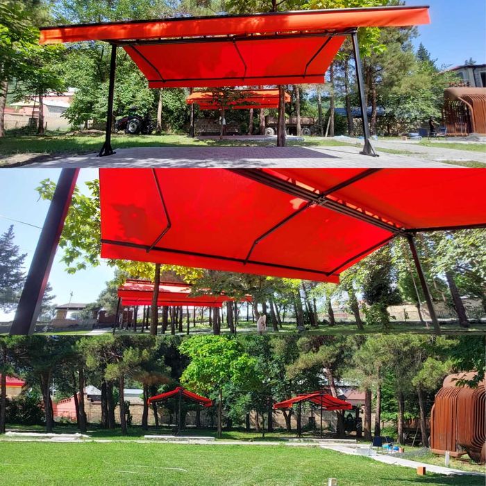 Ikki tomonlama markiza T Markiza Двухсторонняя маркиза Т Маркиза Тент