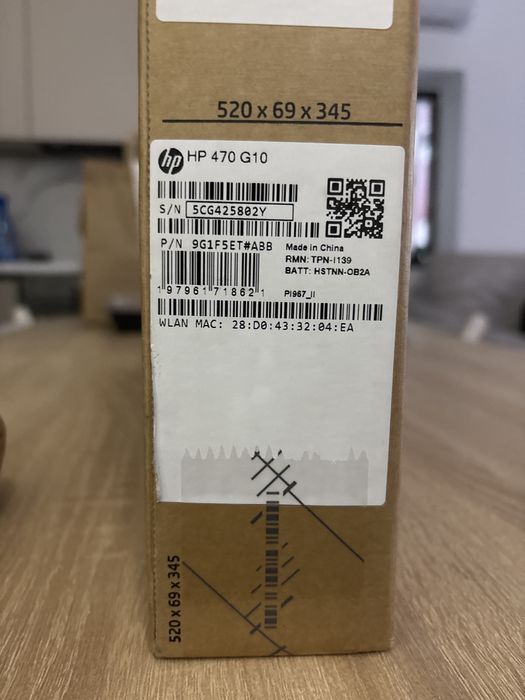 Laptop HP 470 G10 NOU IN CUTIE