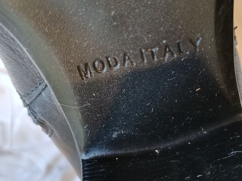 Дамски ботуши, естествена кожа,италианска мода!
