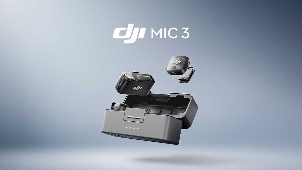 DJI Mic 3 — Профессиональный беспроводной микрофон. Есть доставка