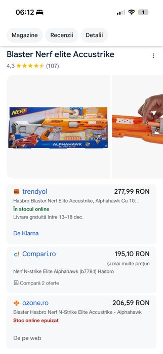 Arma nerf accustrike series alphahawk