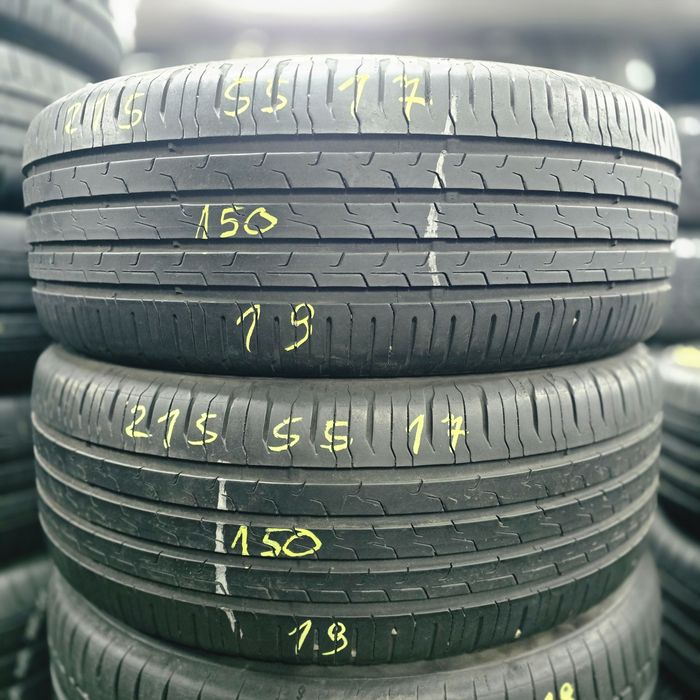 2x 215/55/17 VARA CONTINENTAL 2019 Stare excelentă