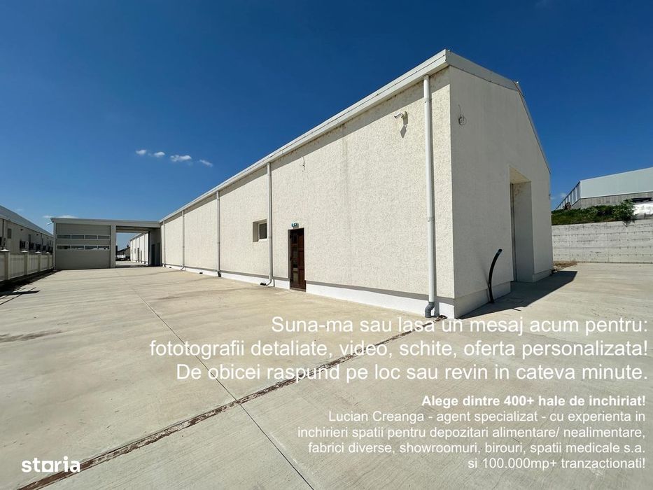 Spatii depozitare, refrigerare, congelare, 83-467mp, zona Metro