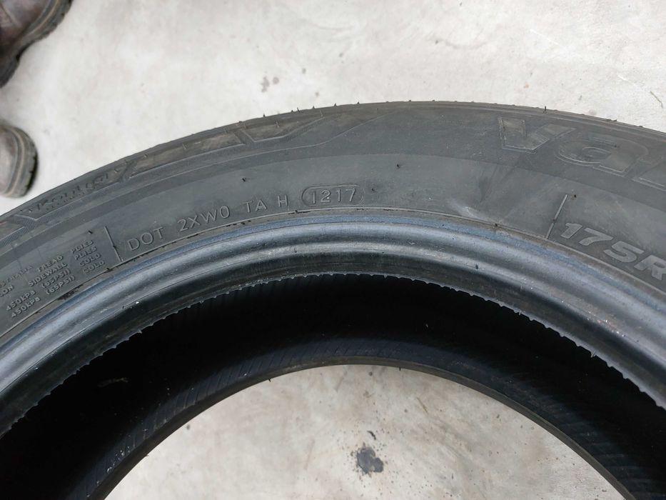 2бр.летни гуми HANKOOK 175/80/14C 99Q DOT 1217