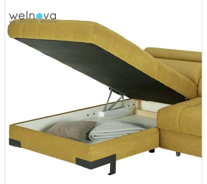 Холна гарнитура в цвят куркума