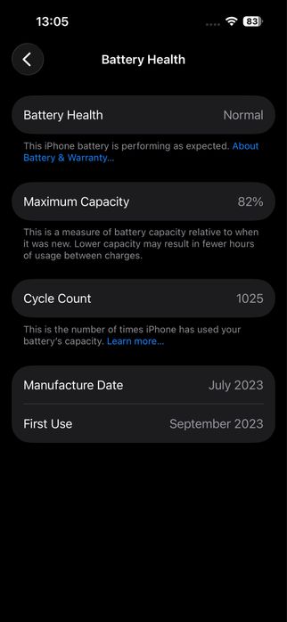 Iphone 15 128GB Blue