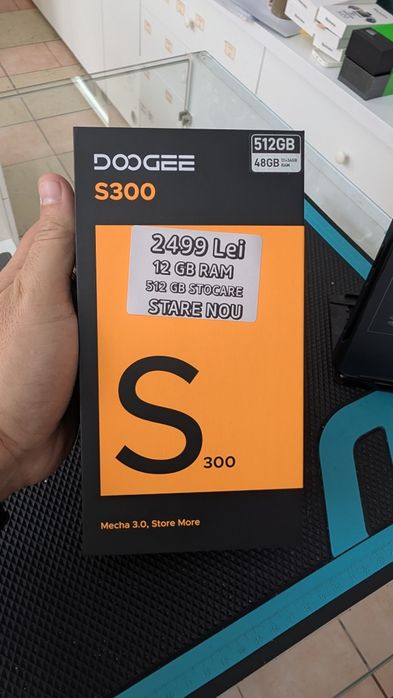 Doogee S300, 12/512 GB, Nou, 2 ani garanție