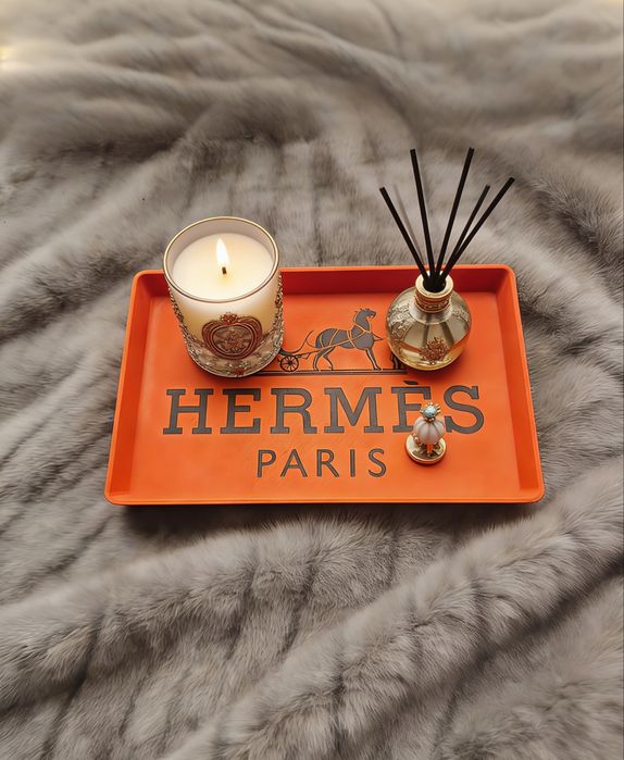 3D принтирана декоративна табла в стил Hermès (Квадратна и Кръгла)