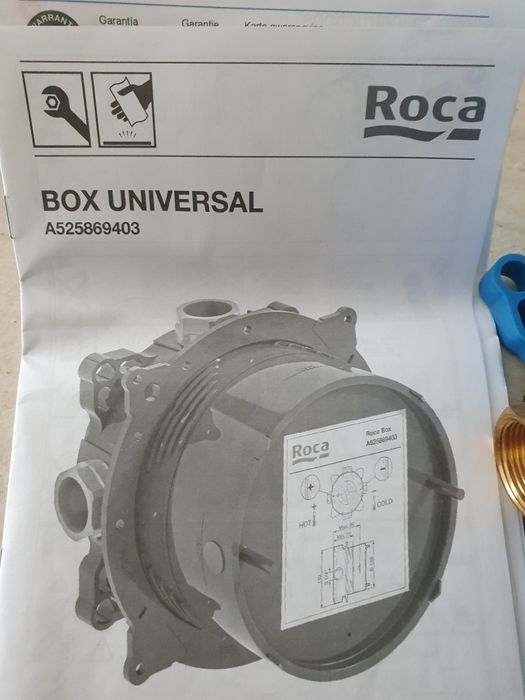 Универсално тяло за вграждане за смесител ROCA BOX A525869403 ROCA