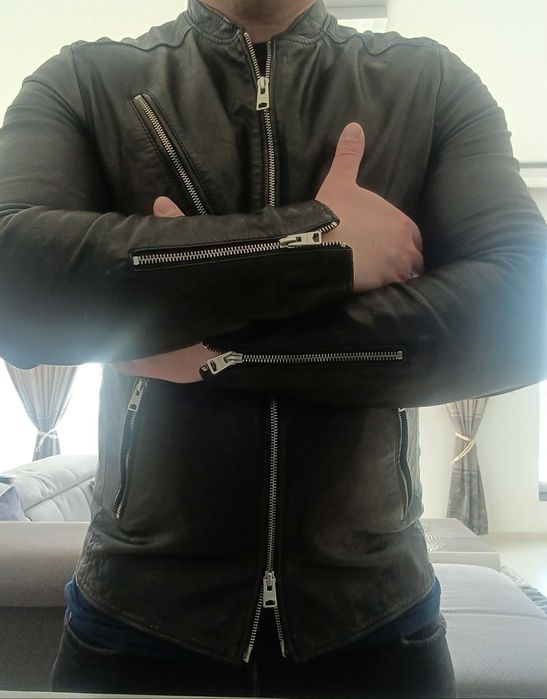 Мъжко кожено яке AllSAINTS (L)