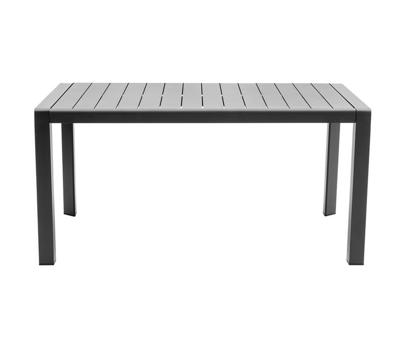 Masa terasa gradina din aluminiu 155 x 92 x 75 cm gri antracit curte