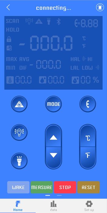 Промышленный термометр с Bluetooth 1600°C