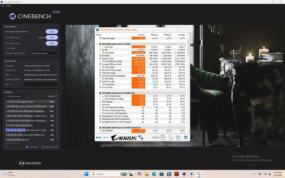 PC Gaming White Intel Core i5 12500 RTX 3060 12GB