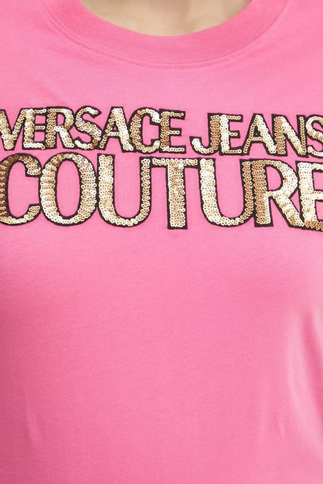 Дамска тениска Versace Jeans Couture Sequin logo T-shirt