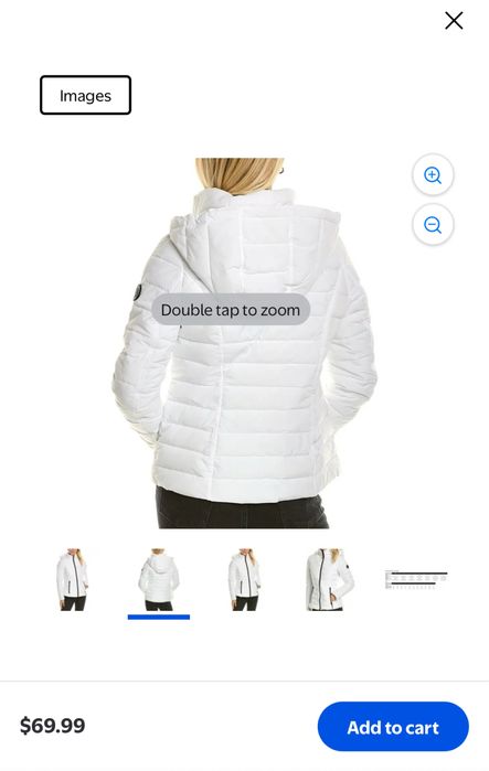 Дамско зимно яке бяло