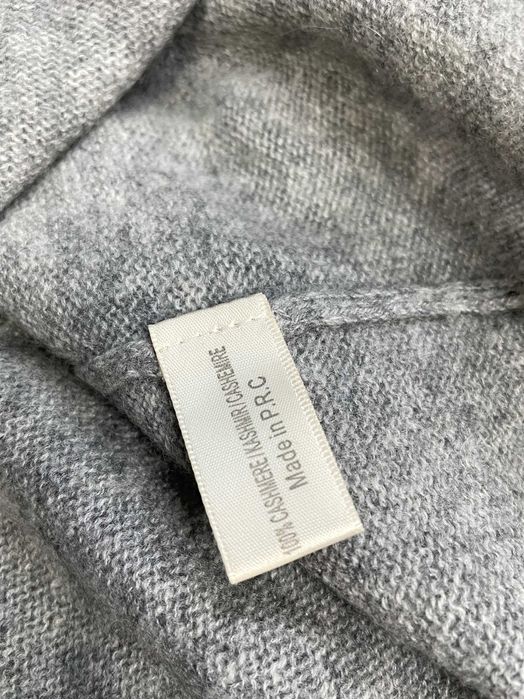 GIORGIO KANTEN размер XS 100% КАШМИР дамски кашмирен пуловер сив