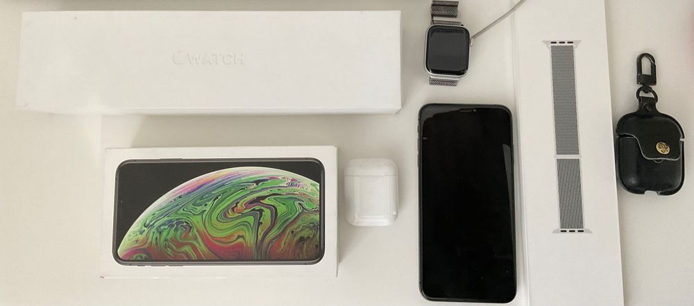 Iphone XS MAX 256GB, Apple Watch 4, Airpods